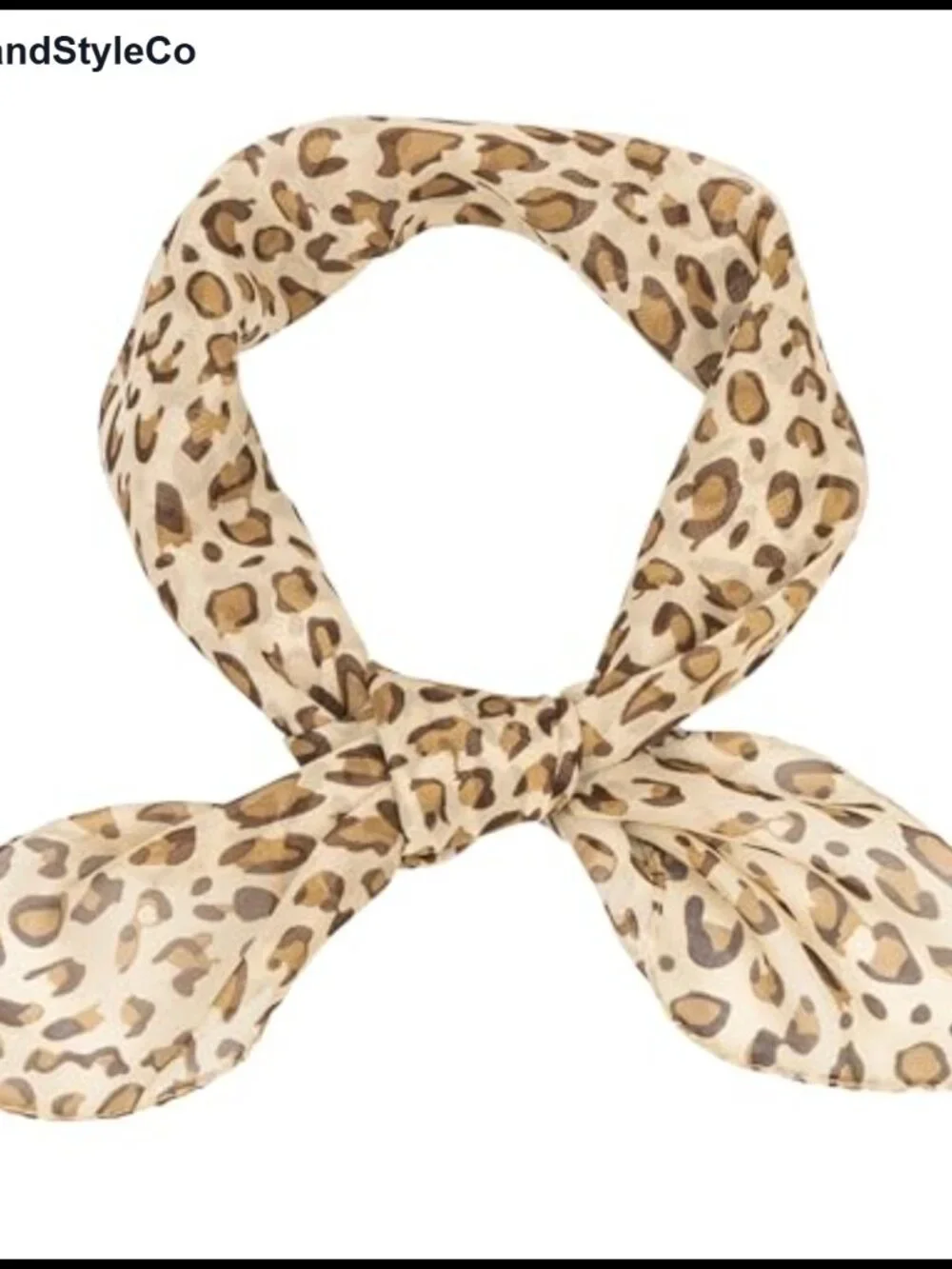 Women's Lightweight Chiffon Square Scarf for Hair Neck Bag Accessory